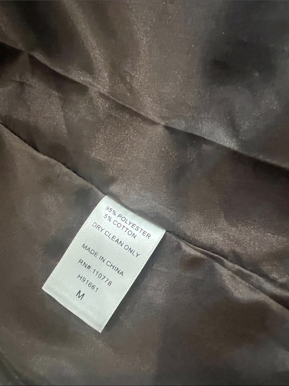 Plaid Double-Breasted Gray & Brown Coat - Picture 8 of 8